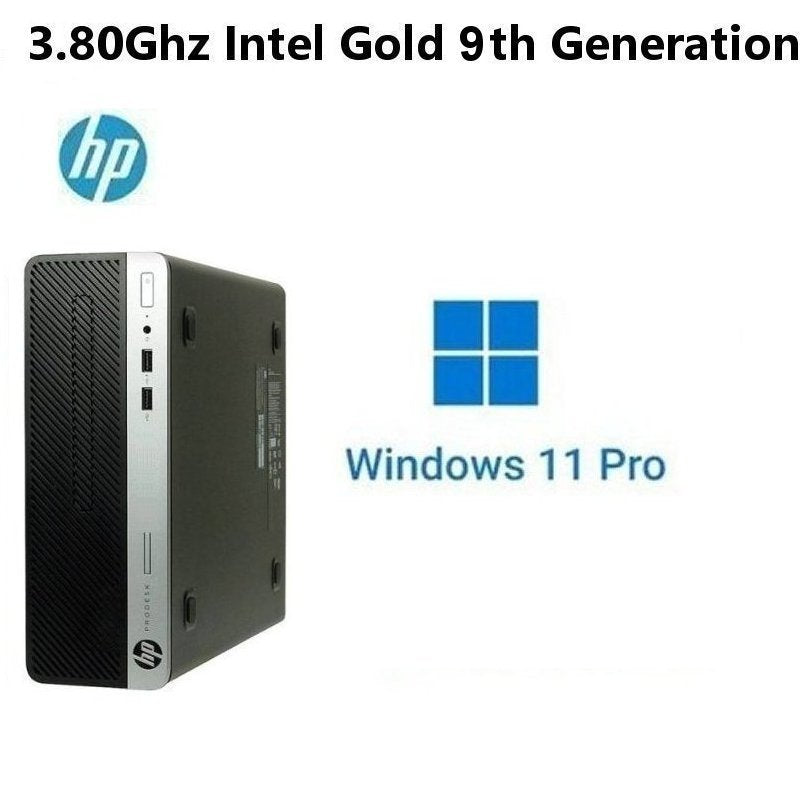HP G6 ProDesk SFF PC 3.80Ghz Intel Gold 9th Gen Processor 16GB Ram 2TB SSD Refurbished Windows 11 Pro