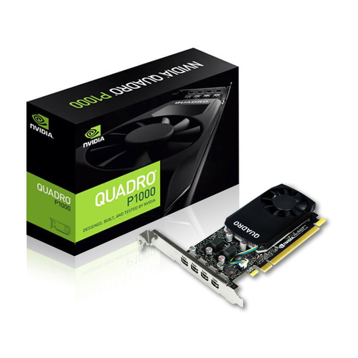 4GB NVIDIA Quadro P1000 Pro Series 5K PCI Express Quad Video Card Deluxe