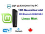Fast 10th Gen 2.30Ghz-3.80Ghz i5-10500T HP G6 EliteDesk Tiny Wifi PC 32.0GB 256GB SSD, Linux Mint