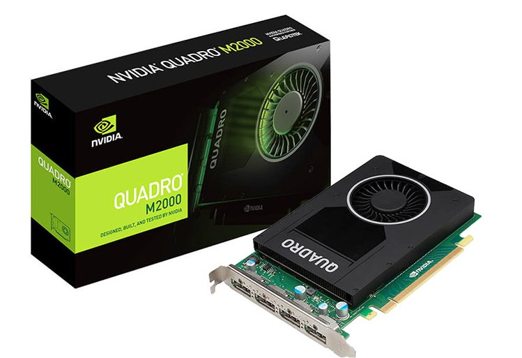 4.0GB NVIDIA Quadro M2000 4K PCI Express Quad videocard