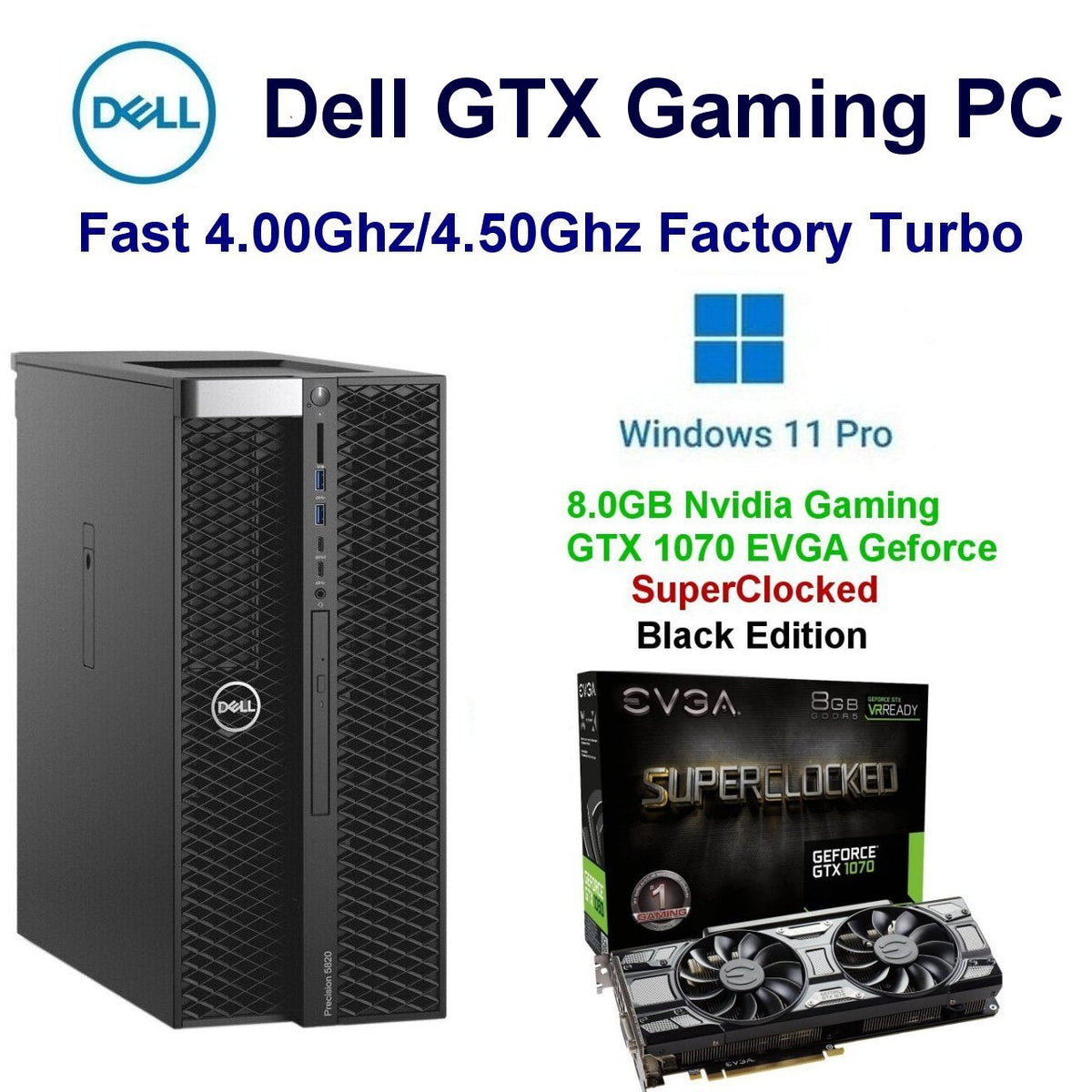 Precision Gaming Computer Workstation PC's - Dell Precision, Lenovo ThinkStation | Canada Monitors