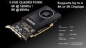5.0GB NVIDIA Quadro P2000 5K PCI Express Quad videocard